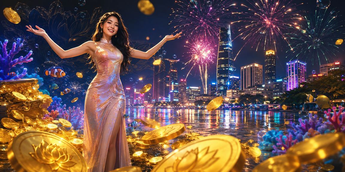 Không khí lễ hội cá cược casino tại Hồ Chí Minh về đêm